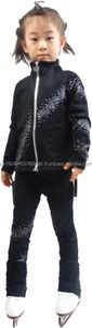 Vêtement de danse d'échauffement personnalisable unisexe pour adultes 2025, qualité supérieure, veste d'équipe de danse de cheerleading en nylon/polyester - Product Image 3