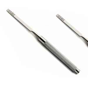สิ่วกระดูก Gardner สำหรับผ่าตัด เครื่องมือทันตกรรมแบบใช้ซ้ำได้ ฆ่าเชื้อได้ด้วยหม้อนึ่งความดันสูง รับผลิตแบบ OEM พร้อมโลโก้ตามสั่ง สิ่วกระดูกทั่วไป - Product Image 3