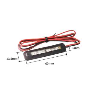ไฟเลี้ยว LED แบบ Sequential สำหรับมอเตอร์ไซค์ 12V พร้อมเลนส์รมดำ E-Mark |   กันน้ำ |   โรงงาน OEM - Product Image 6