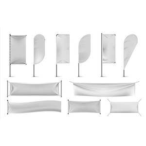 Bandera de Pluma Promocional Portátil de Malla de Polipropileno Tejida con Impresión Personalizada, Correa Ajustable, Instalación Instantánea, Forma de Lágrima - Product Image 3
