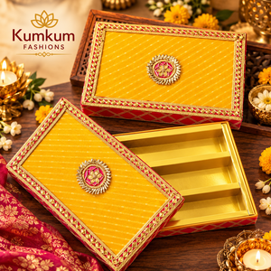 Indian New Arrival Handmade Decorative Cardboard Sweet <b>Box</b> for Wedding Return Gifts Dry Fruit Sweet Boxes Festive & Party Favors - Product Image 1