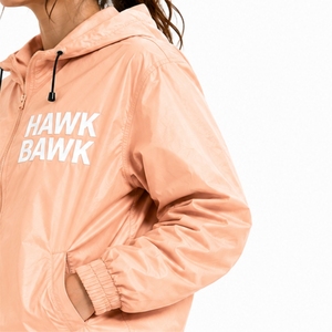 <b>Women</b>’s <b>Lightweight</b> Travel Windbreaker <b>Jacket</b> Smooth Zip Front Comfortable Side Pockets Adjustable Hood Detail - Product Image 6