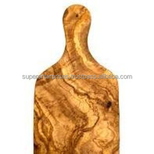 Premium 2024 Tablas de cortar de madera de olivo hechas a mano 100% Charcutería de calidad duradera Bloque de cortar de madera ecológico para servir - Product Image 1