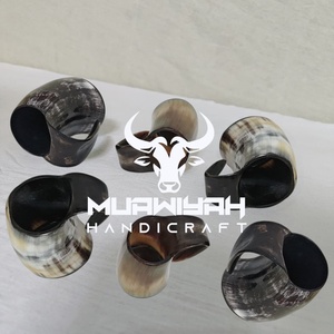 แก้วน้ำเขาสัตว์คุณภาพสูง ขัดเงา เป็นมิตรกับสิ่งแวดล้อม ดีไซน์สไตล์ไวกิ้งยุคกลาง ของขวัญทางธุรกิจ แก้วเบียร์ แก้วกาแฟ ราคาดีที่สุด - Product Image 3