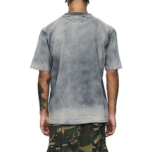 T-shirt Homme Effet Vieilli Qualité Supérieure Anti-Plis Toile Respirante Personnalisable Designs Uniques Dernière Collection Prix Raisonnable - Product Image 4