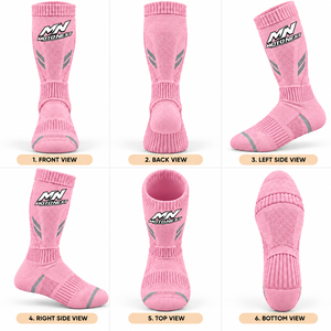 Chaussettes de motocross pour homme, dernier design, haute qualité, logo personnalisé, confortables, tissu 100% spandex, en vente en ligne. - Product Image 1