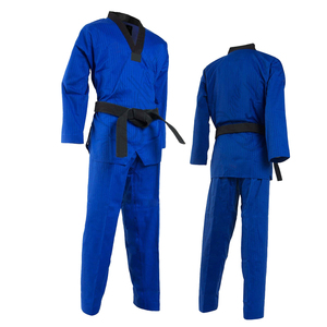 Uniforme de Taekwondo Blanco y Negro fabricado por Bana & Brothers - Product Image 4