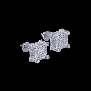 1.50 Carat Natural Stone Freshwater Pearl <b>Stud</b> Earrings 18K Gold Heart Cut Luxury - Product Image 1