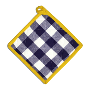 Pochons de cuisine 100 % coton résistants à la chaleur, motif à carreaux, fabriqués en Inde, à prix abordable - Product Image 3