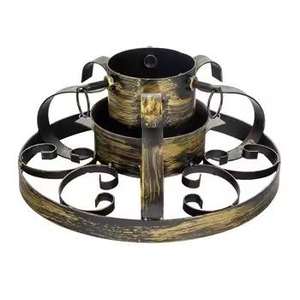 Soporte de Metal para Árbol de Navidad de Estilo Antiguo con Diseño Moderno, Soporte Estable para Árbol para Uso Decorativo en Días Festivos - Product Image 1
