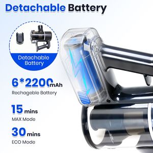 Aspirapolvere Senza Fili Leggero con Luce LED, Potente Aspiratore Ricaricabile Portatile per Uso Domestico - Product Image 2