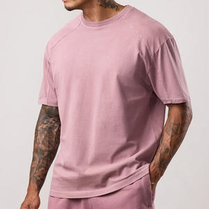 Camisetas de Gimnasio Personalizadas para Hombre, 100% Algodón Tejido, Impresión de Logotipo Personalizado, Secado Rápido, Ropa Deportiva Transpirable - Product Image 3