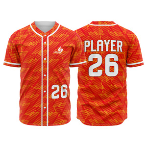 Fabricant de maillots de baseball OEM ODM LUUK, maillots de sport personnalisés imprimés pour les entraînements, les matchs et les événements promotionnels - Product Image 1