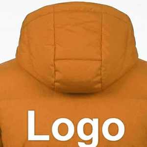Quilted <b>Jacket</b> Solid Color Hooded Full Sleeve Zipper Closure Winter Warm Polyester - Product Image 4