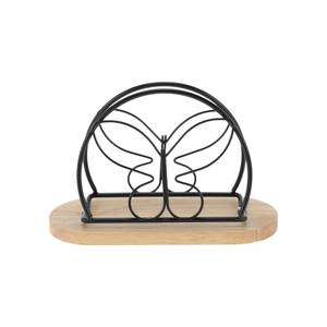 Porte-serviettes classique en métal noir au design créatif, support de boîte à mouchoirs sur pied pour la maison, les hôtels et la décoration de salle à manger - Product Image 2