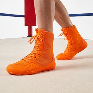 Dumela Adult Customizable Boxing <b>Boots</b> Leather <b>High</b> <b>Top</b> Training Shoes Eco-Friendly Breathable Comfortable Durable - Product Image 5