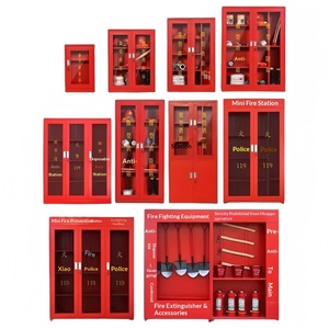 Gabinete de Almacenamiento de Extintores de Incendios de Acero Rojo Personalizable para Estación de Bomberos, Escuela, Hospital u Oficina - Product Image 4