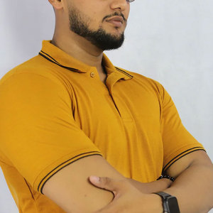 Breathable Latest Fashion Men Polo <b>Shirts</b> <b>Half</b> Sleeve Solid Color 100% Breathable Men Polo <b>Shirts</b> For Sale - Product Image 4