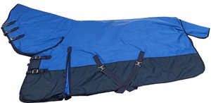 Blue Horse Rug Turnout <b>Blanket</b> Strap Fastening Buckle Closure <b>Waterproof</b> All Seasons Stainless Steel Hardware for Outdoor Use - Product Image 6