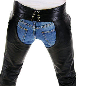 Guêtres d'équitation en cuir de vachette de qualité pour hommes, équipement de western, structure en cuir durable, design classique ranch, personnalisable - Product Image 6