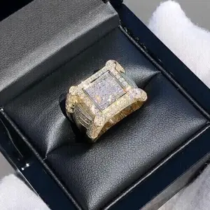 แหวนแต่งงานผู้หญิงเงินแท้ชุบทองคำขาว 14K ประดับเพชรโมอิสซาไนต์ทรงกลม 2 กะรัต - Product Image 4