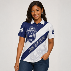 เสื้อยืด Zeta Phi Beta Sorority แบบสั่งทำพิเศษ พิมพ์ลายสกรีน สำหรับทุกเพศ เสื้อผ้าพี่น้องสมาคมกรีก ขายส่ง ชุดยูนิฟอร์มพี่น้องสมาคมกรีก - Product Image 3