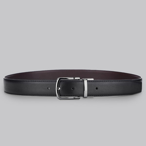 Ceinture en cuir véritable de haute qualité pour homme avec boucle ardillon en alliage - Product Image 1