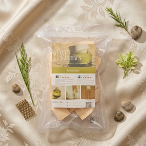 [K-ESSENTIALS] Éponge de maquillage jetable hygiénique beige, portable, multi-usages, ensemble de tampons cosmétiques - Product Image 4