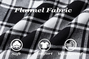 Chemise-veste en flanelle pour homme, chaude pour l'hiver, à manches longues, doublée matelassée, à carreaux, douce, boutonnée, épaisse - Product Image 4