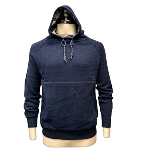 Vente en gros 100% coton sweat à capuche pour homme coupe surdimensionnée vintage tricots avec logo personnalisé pour la conception de chandail d'hiver à capuche d'hiver - Product Image 4