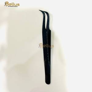 Pinzas para Extensión de Pestañas Bellus International, de Acero Inoxidable Japonés, Punta Suave, Agarre Firme, 0.030.10mm, Pestañas de Volumen - Product Image 1