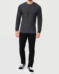 Sudadera de invierno de algodón y forro polar con cremallera de un cuarto, cuello redondo oversize, bordada para hombre, de felpa francesa, de alto gramaje, estilo streetwear - Product Image 3