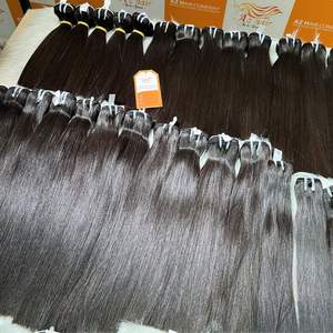 Cabello Humano Virgen Vietnamita de Alta Calidad 100% Natural, Extensiones en Trama, Liso Natural, Gran Stock al por Mayor - Product Image 4