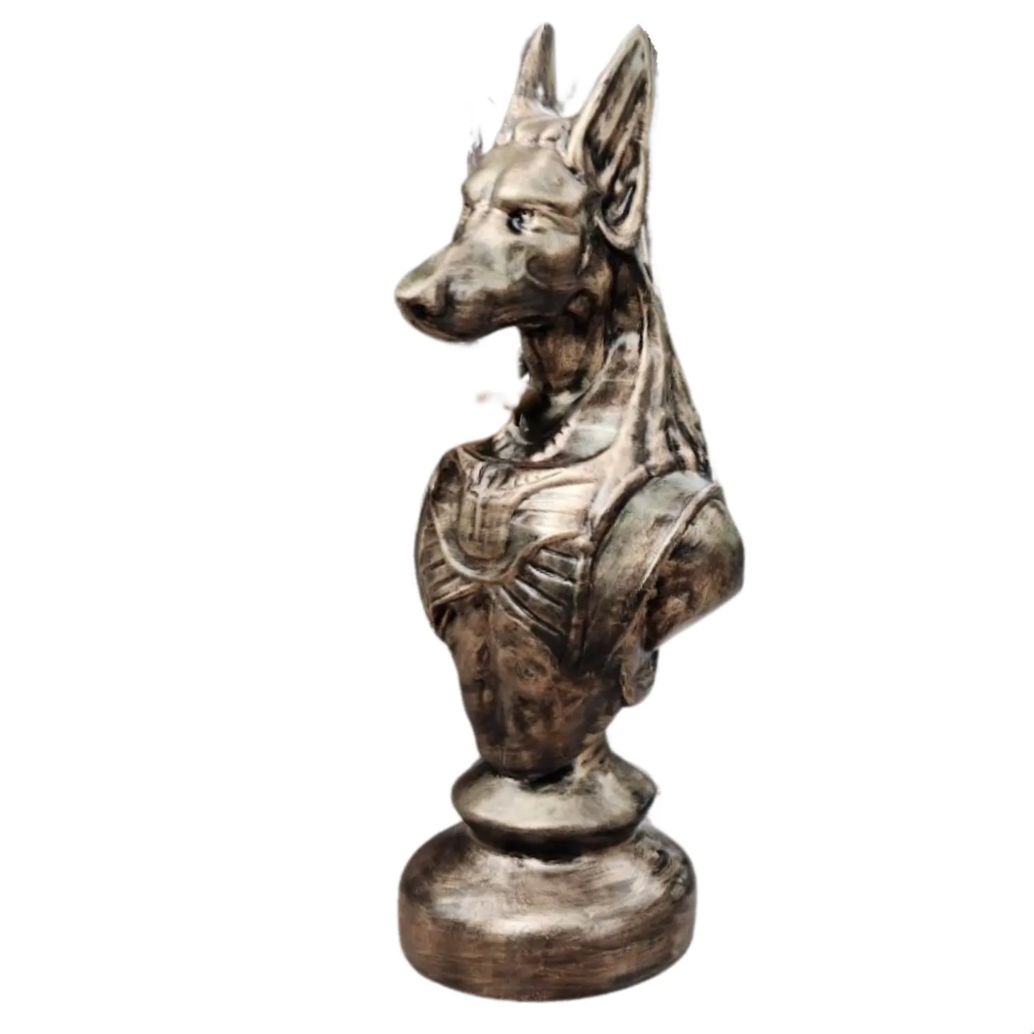 Gifts And Crafts Resin Craft Large Resin Statue Decoration Anubis Egyptian Sculpture Bronze Paint Custom Design And Color