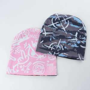 Gorro de Punto Urbano de Moda, Gorro Cálido para Invierno, Color Personalizado, Estampado Gráfico, Estilo Urbano, Gorro Casual - Product Image 5