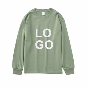 Men's Long Sleeve Cotton T-<b>Shirt</b> O-Neck Regular Fit Letter Print Casual Style Green Front Logo anti-UV <b>shirt</b> Eco-friendly OEM - Product Image 1