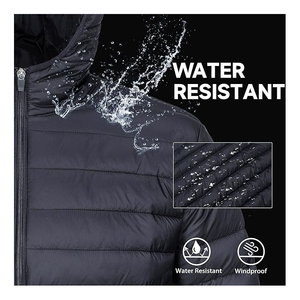 2024 OEM Customized <b>Men's</b> Clothing <b>Jacket</b> Polyester Fabric Breathable <b>Men</b> Outdoor Hoodie Plus-size <b>Men's</b> Puffer <b>Jacket</b> - Product Image 3