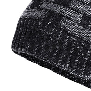 Bonnet d'hiver pour femmes et hommes, bonnet chaud d'automne, bonnet jacquard pour hommes - Product Image 2