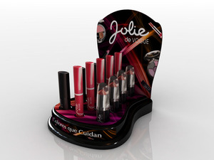 2025 phong cách nóng bán tùy chỉnh trang điểm thương hiệu Acrylic truy cập bán lẻ Son môi Countertop Nước hoa Showcase Acrylic hiển thị - Product Image 5