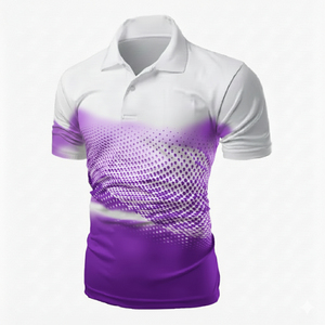 Polo Homme Rayé de Haute Qualité OEM, Logo Personnalisé, Manches Courtes, Col Revers, Style Décontracté Streetwear, Vente en Gros de Polos pour Hommes - Product Image 6