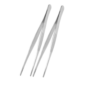 Pince à pansement médicale en acier inoxydable durable pour le soin des plaies, la manipulation des tissus et les soins de santé - Product Image 2