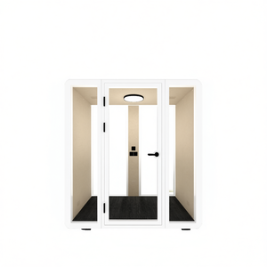 Duo HIPOD : Cabines Acoustiques Modulaires pour Bureau, Mobilier Intérieur pour un Environnement de Travail Optimal avec Excellente Absorption Sonore - Product Image 2