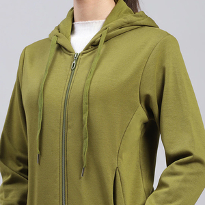 Sweat-shirt à capuche basique pour femme, confortable, en molleton doux et respirant, coupe décontractée, idéal pour un usage quotidien. - Product Image 3