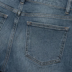 Shorts de mezclilla góticos de cintura alta para mujer con botones, cremallera, estampado, bolsillos rasgados, lazo decorativo, estilo casual de verano para la calle - Product Image 5