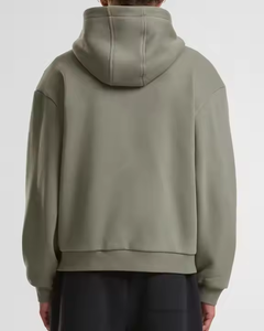 Sweat à capuche athlétique premium pour homme, hiver, fermeture éclair, doublure sherpa, brodé, épais, respirant, grandes tailles, élégant - Product Image 6