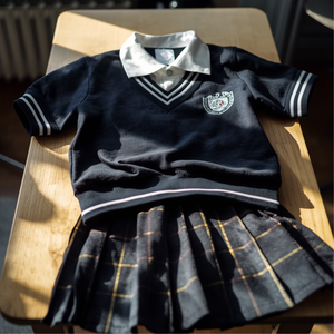 Primary <b>School</b> Uniform Comfortable Durable Student Wear Set with OEM ODM Customization - Product Image 1