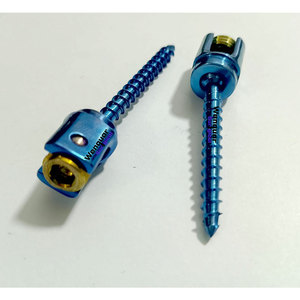 Implantes Espinales, Sistema de Fijación 5.5, Implantes Ortopédicos de Titanio, Tornillo Pedicular de Reducción Poliaxial de Doble Rosca - Product Image 2