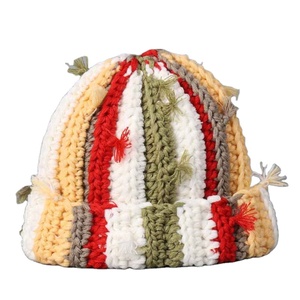 Gorros de Punto con Diseño de Calavera para Mujer, Gorro de Invierno Cálido, Estilo Hip Hop Urbano, Etiqueta Personalizada, Venta al Por Mayor - Product Image 1