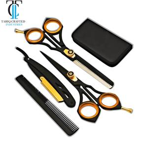 Ciseaux de barbier ergonomiques professionnels pour la coiffure TARIQ CRAFTED INDUSTRIES - Product Image 2