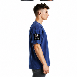 เสื้อยืดผู้ชายผ้าคอตตอนถัก 100% แบบหนาพิเศษ ล้างสีแบบแอซิดวอช เป็นมิตรต่อสิ่งแวดล้อม แห้งเร็ว ไม่ยับ ระบายอากาศได้ดี ดีไซน์เรียบง่าย - Product Image 2